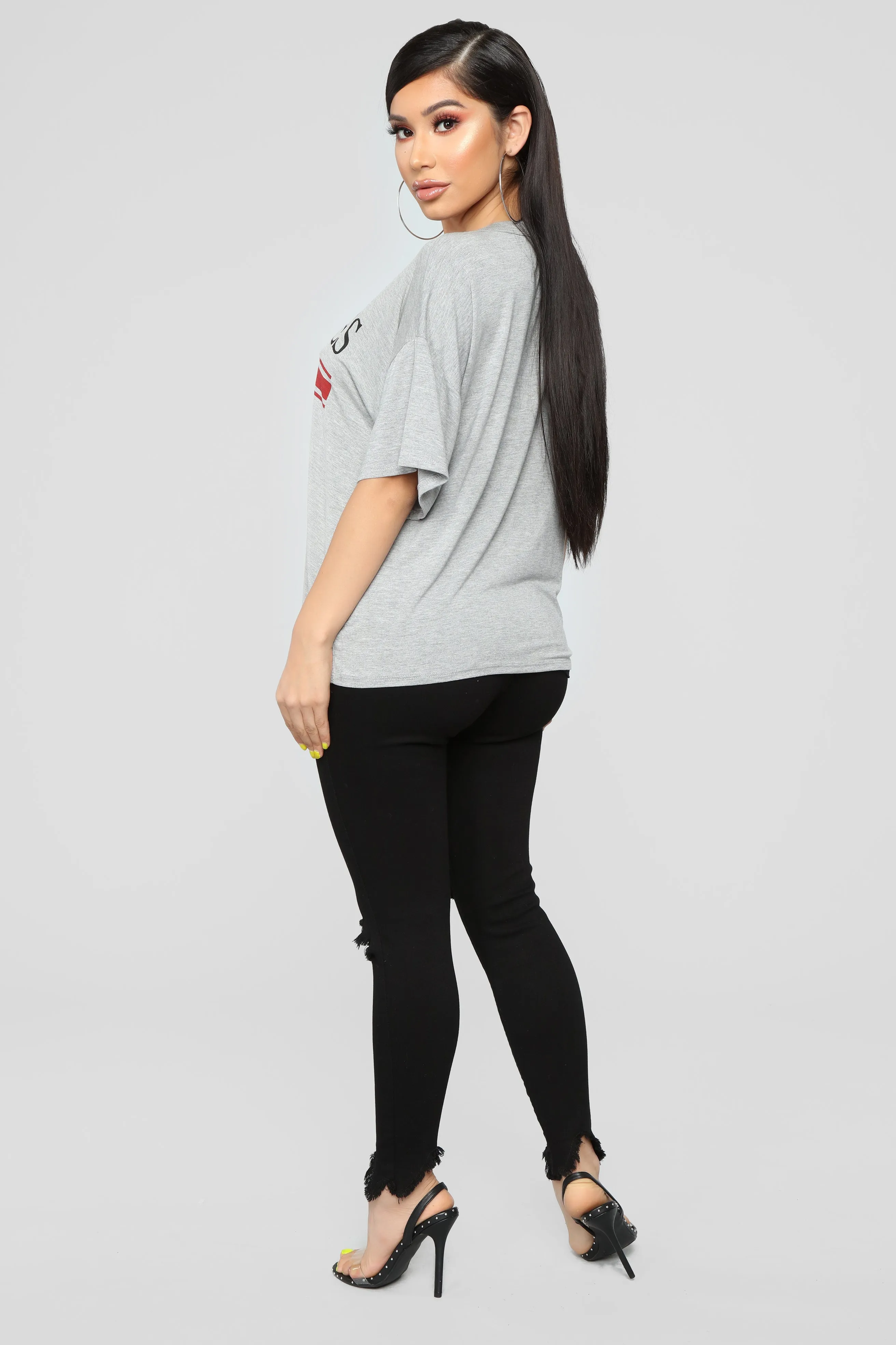 Always Good Vibes Tee - Grey