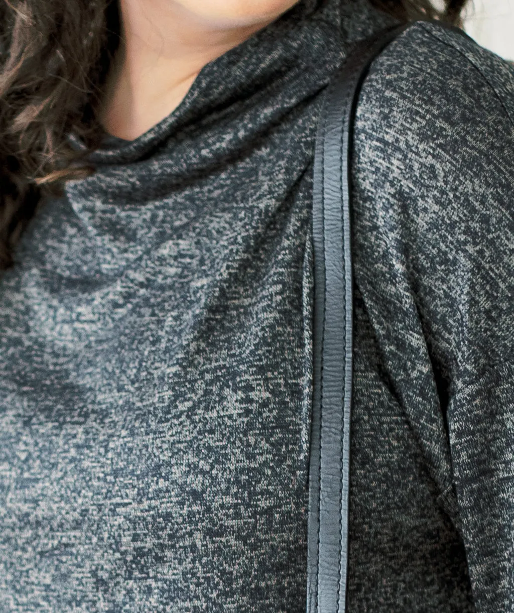 BETHANY top in Black/Cocoa