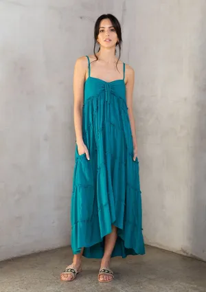 Bohemian Empire Waist Loose Fit Maxi Dress