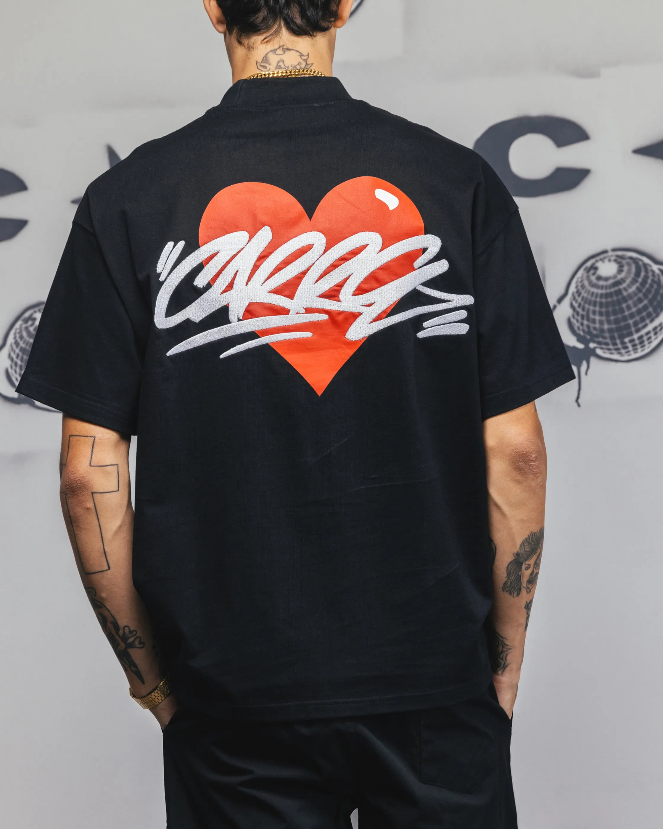 Carre Romance T-Shirt Black