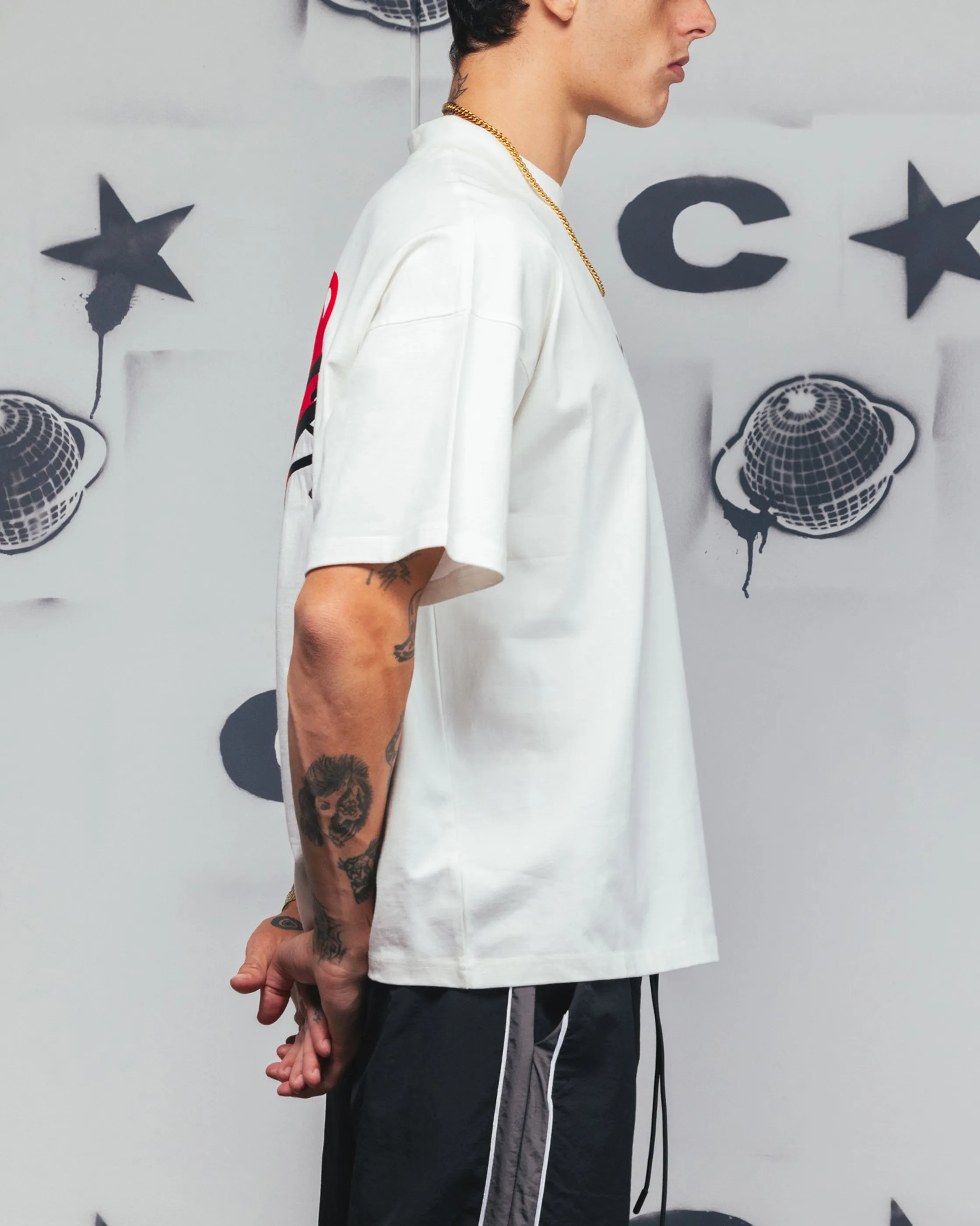 Carre Romance T-Shirt Off White