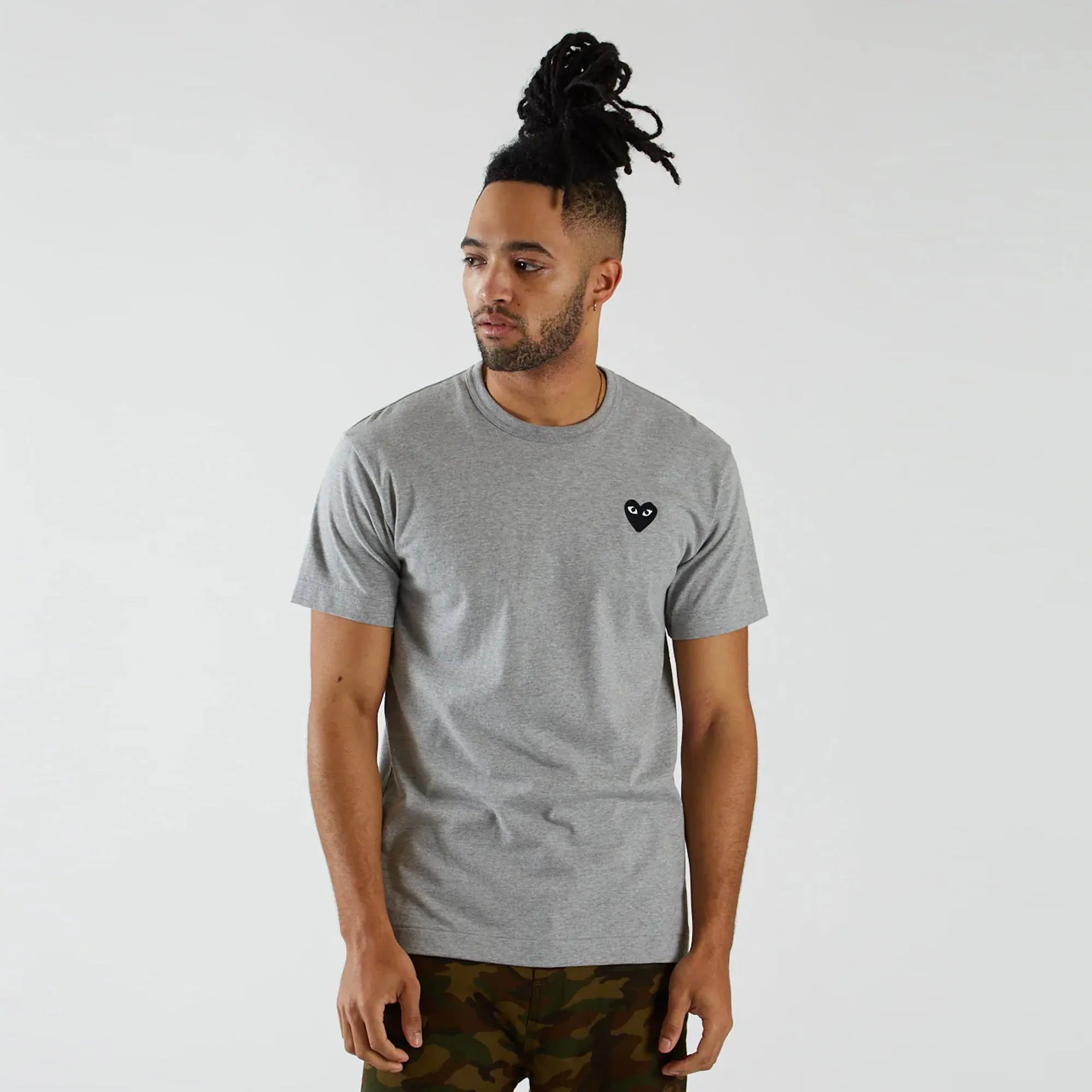 Comme des Garcons PLAY Mens Black Heart Tee