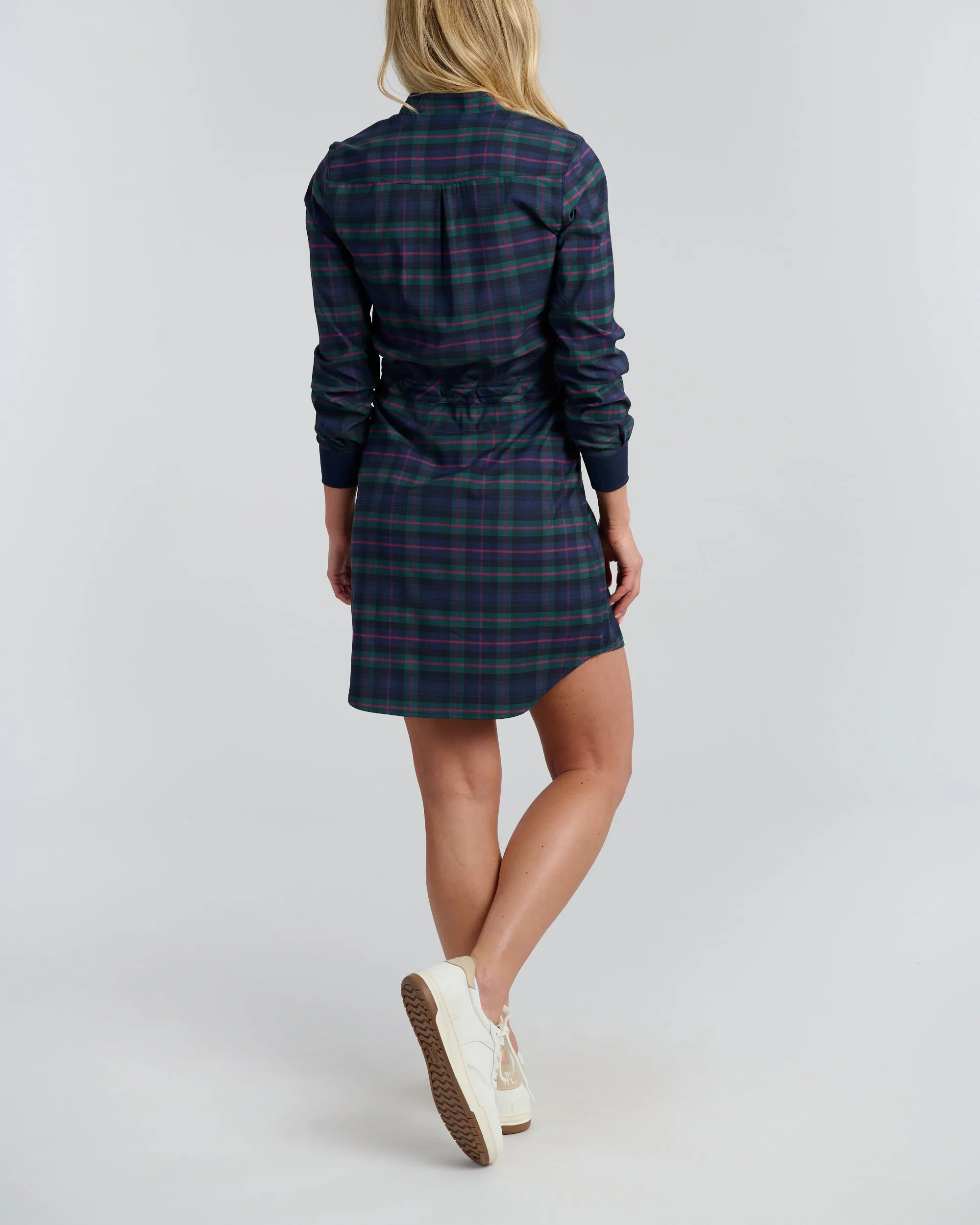 Dark Tartan Women's Driver Dress