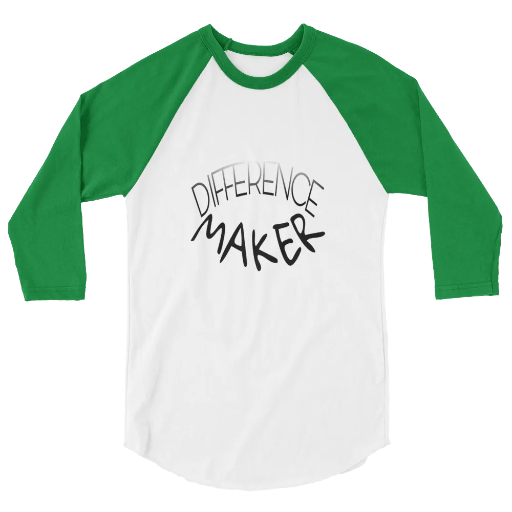 Difference Maker Men/Unisex Baseball Tees