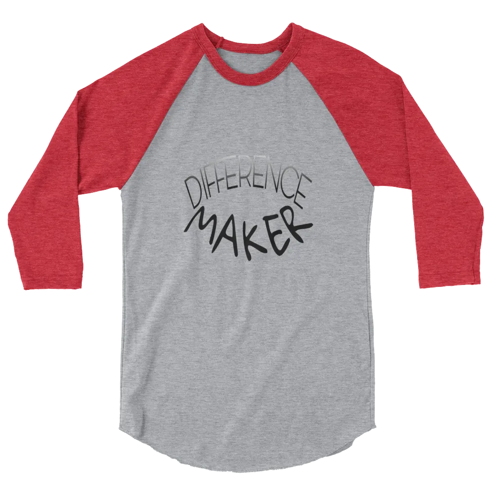 Difference Maker Men/Unisex Baseball Tees