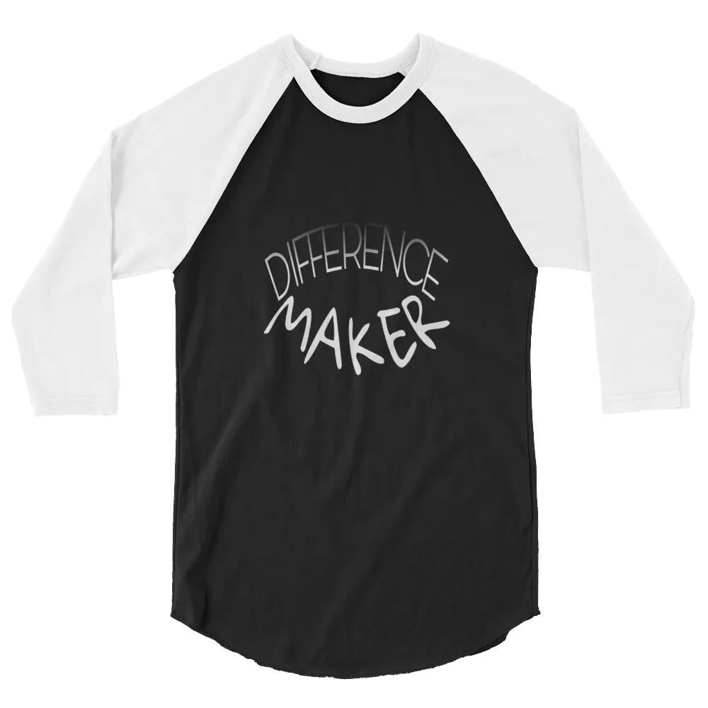 Difference Maker Men/Unisex Baseball Tees