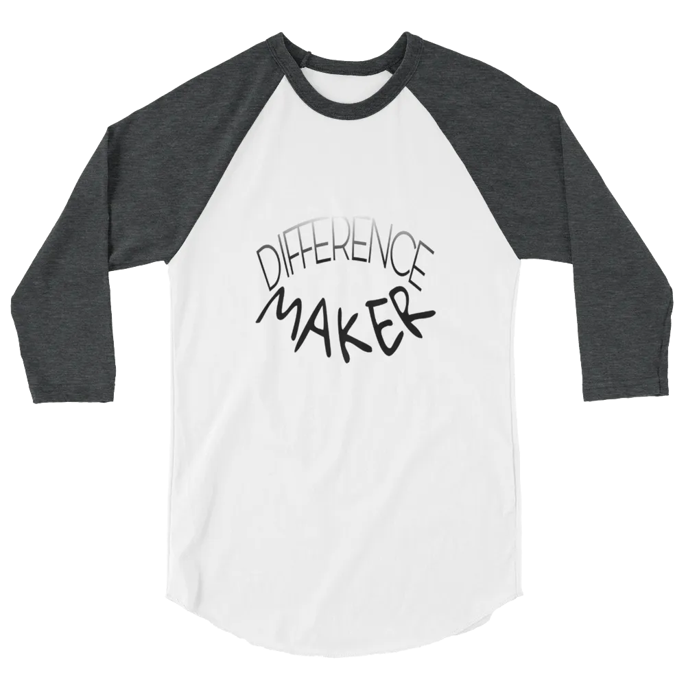 Difference Maker Men/Unisex Baseball Tees
