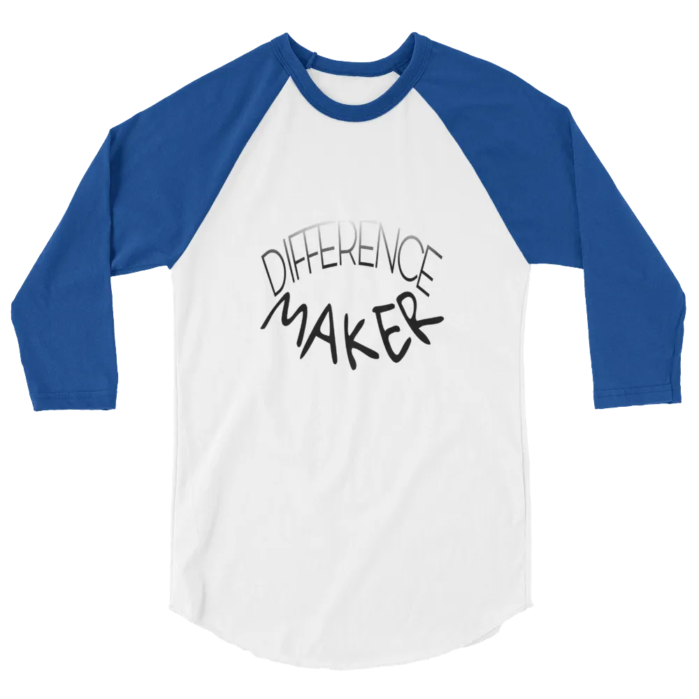 Difference Maker Men/Unisex Baseball Tees
