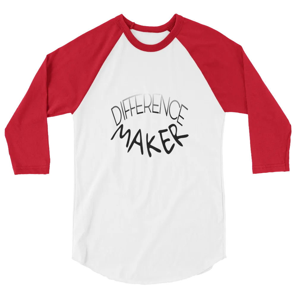 Difference Maker Men/Unisex Baseball Tees