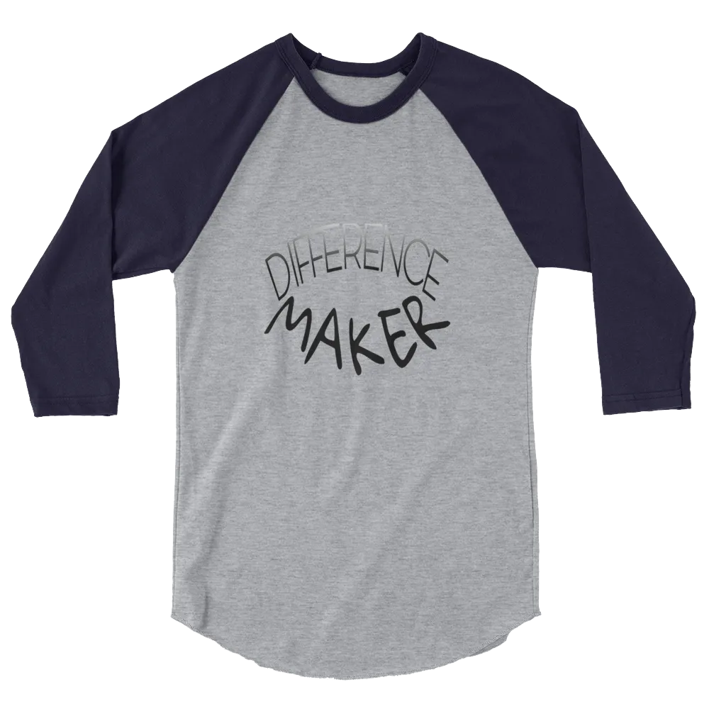 Difference Maker Men/Unisex Baseball Tees