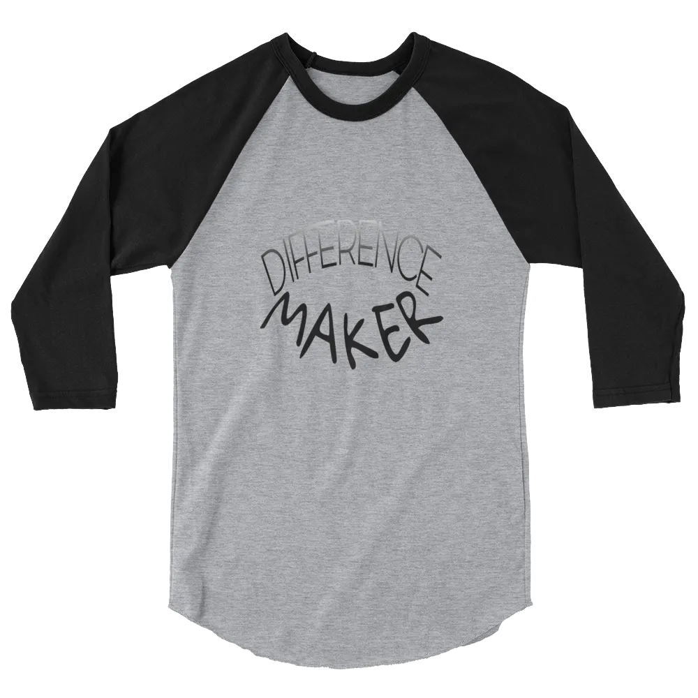Difference Maker Men/Unisex Baseball Tees