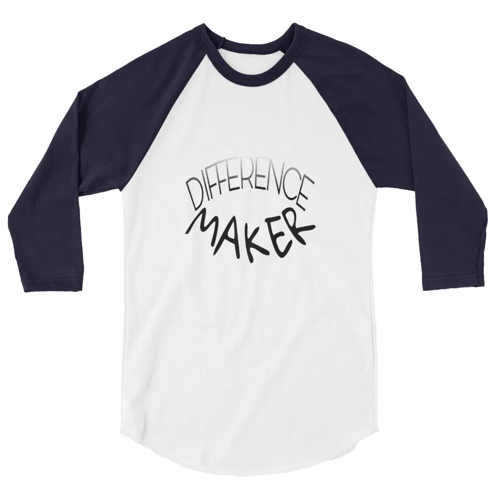Difference Maker Men/Unisex Baseball Tees