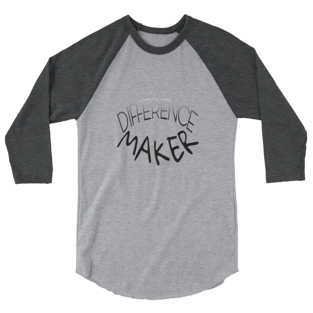 Difference Maker Men/Unisex Baseball Tees