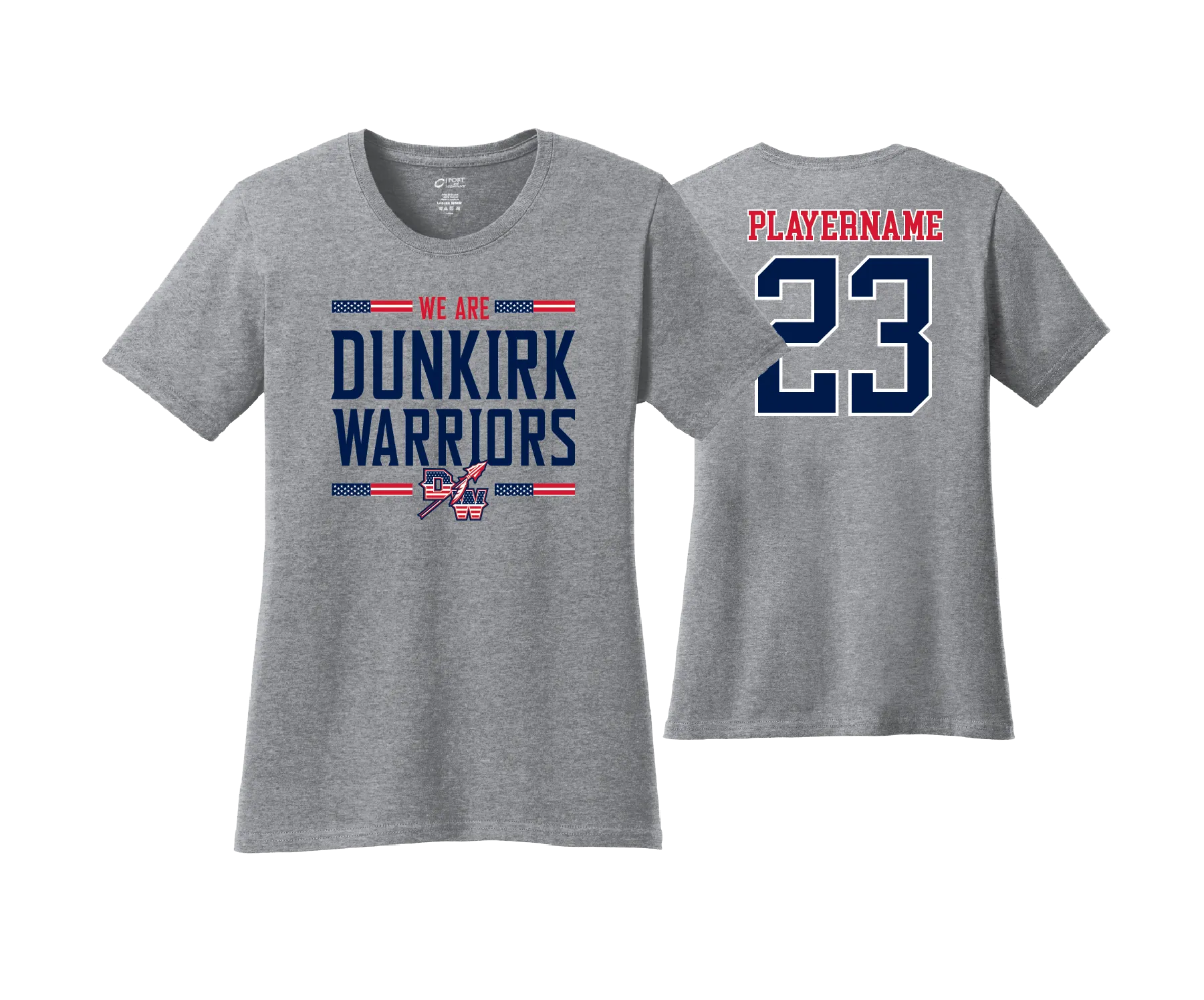 Dunkirk Warriors - Women's SS Cotton Tees