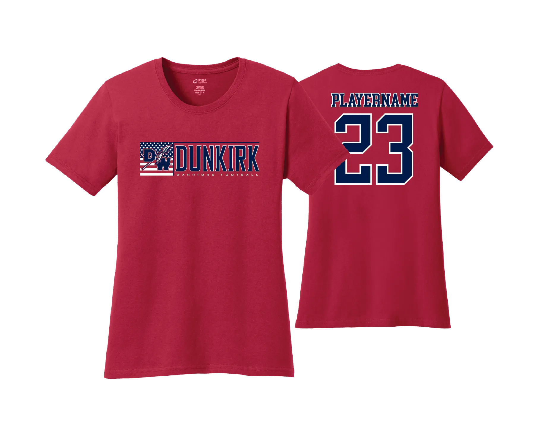 Dunkirk Warriors - Women's SS Cotton Tees