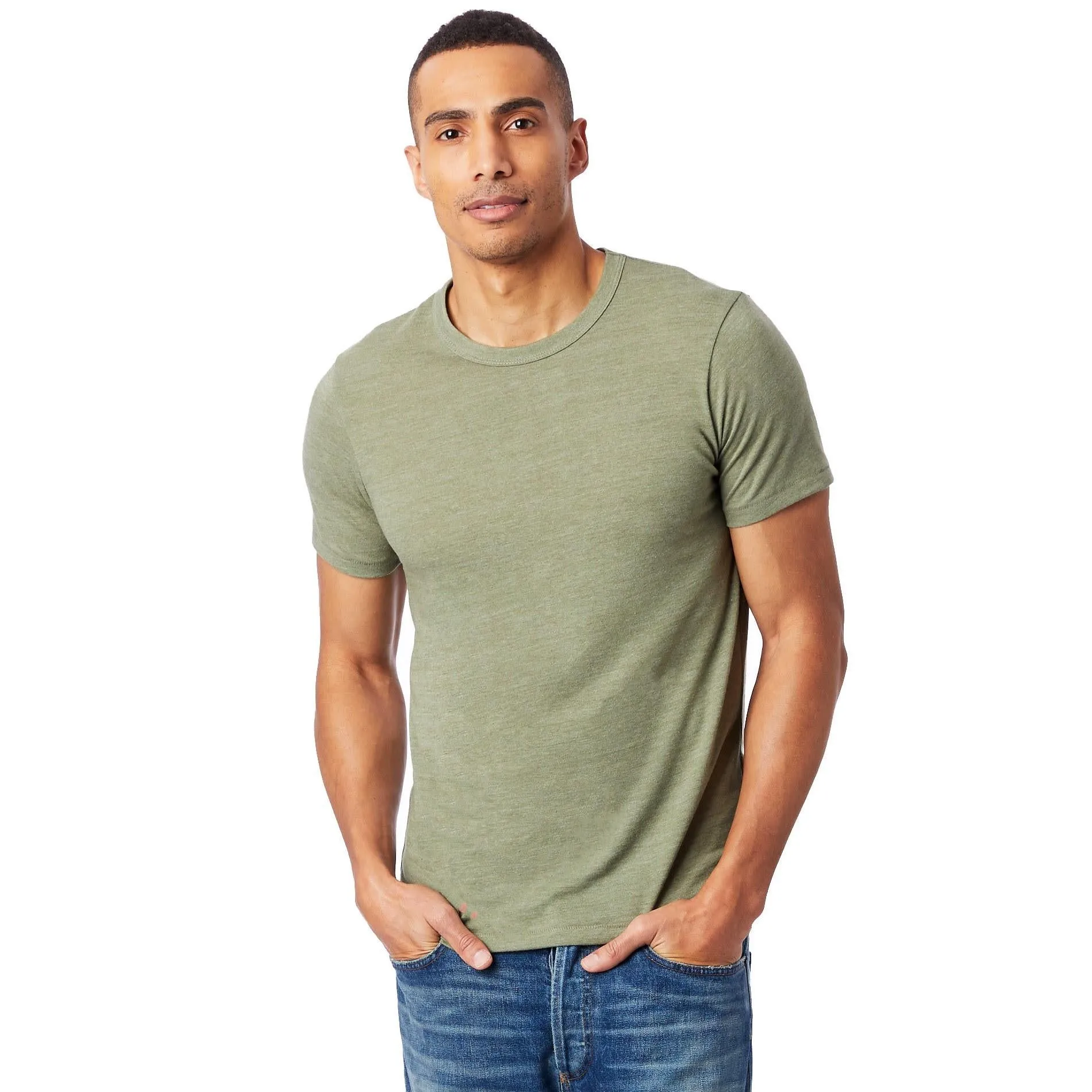 Eco-Jersey Crew Tee (Army Green)