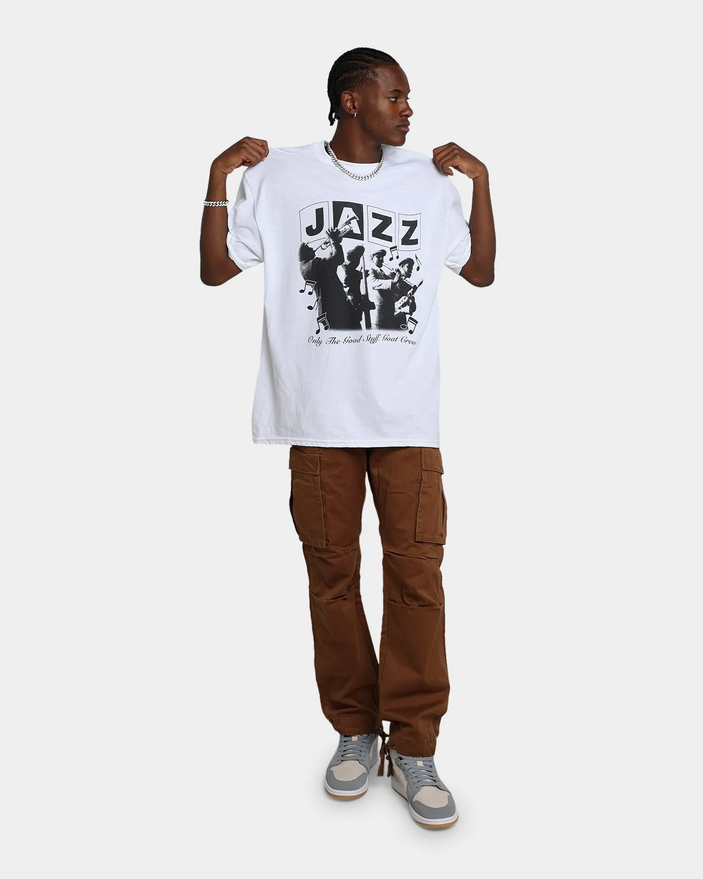 Goat Crew Only The Good Stuff T-Shirt White
