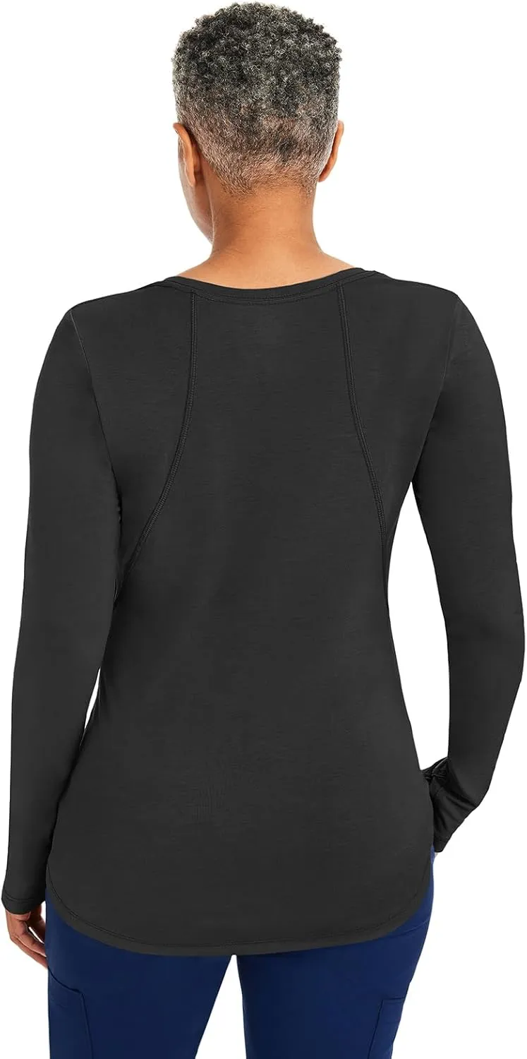 Healing Hands Mackenzie Women's Underscrub, Long Sleeve Tee with Thumbholes, Modern Fit Undershirt- 5051