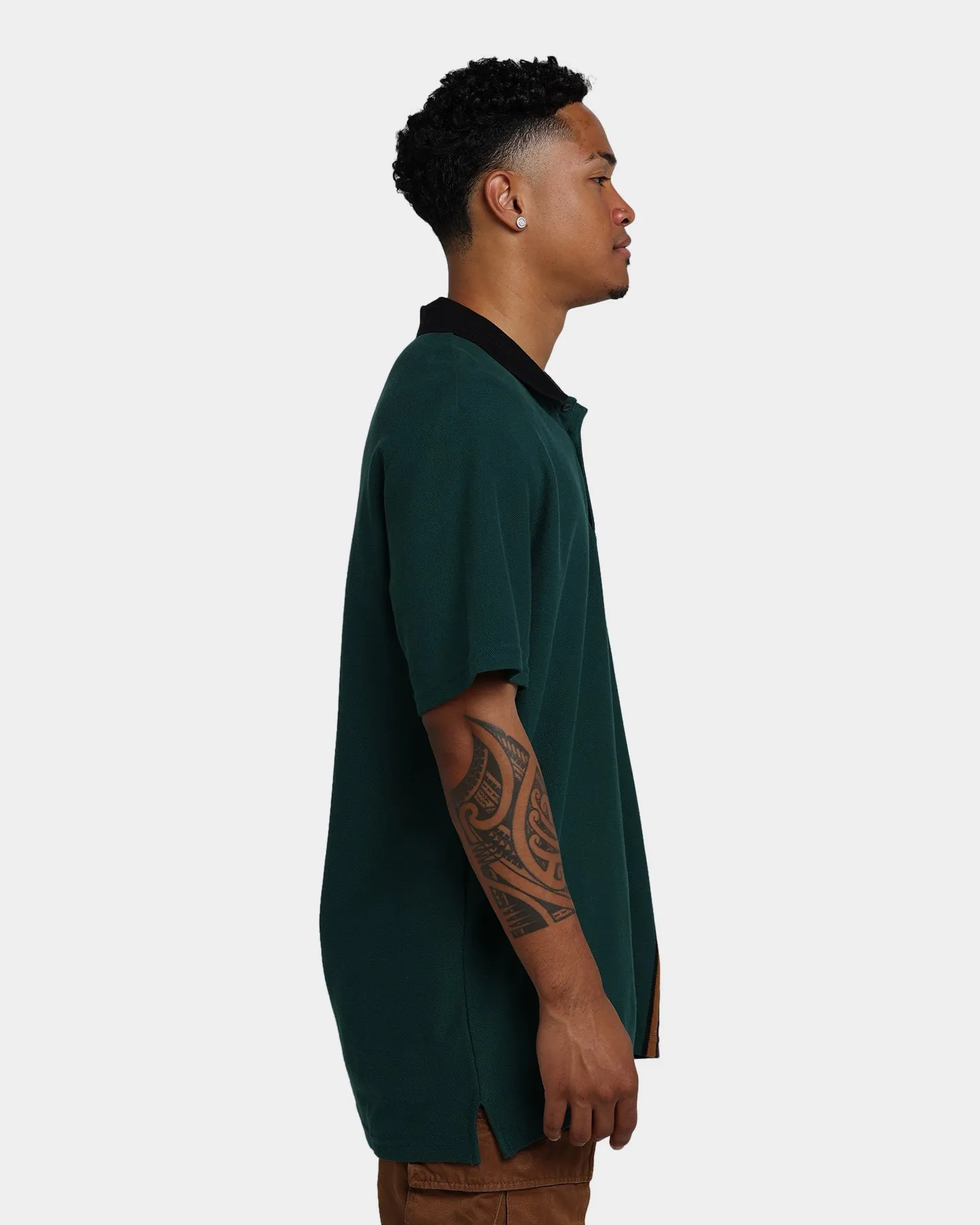 HUF Monaco Polo Shirt Forest Green