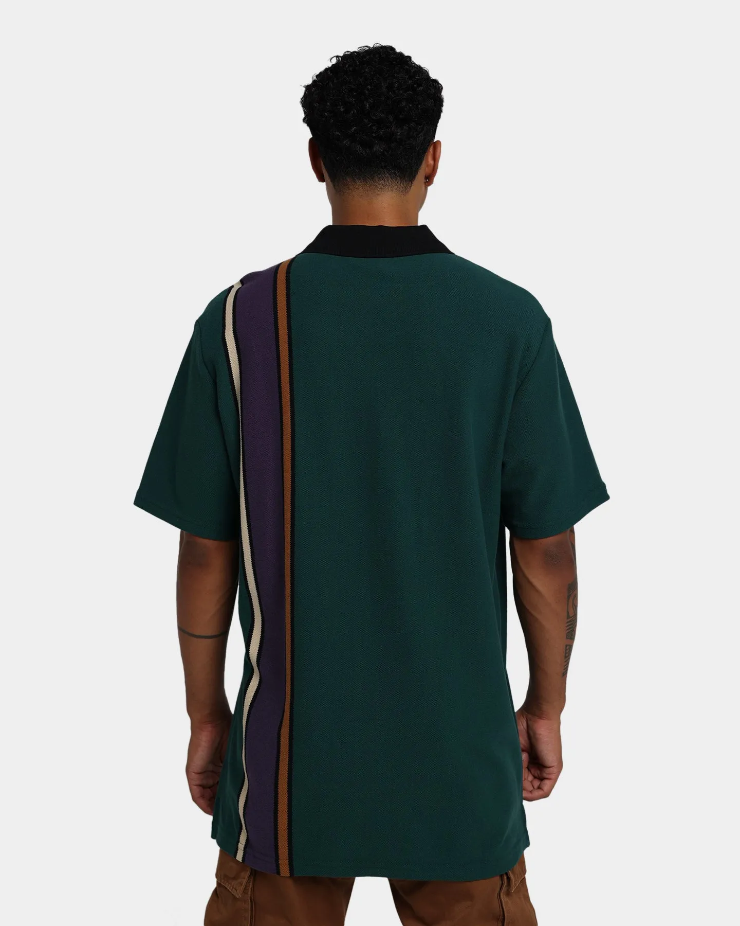 HUF Monaco Polo Shirt Forest Green