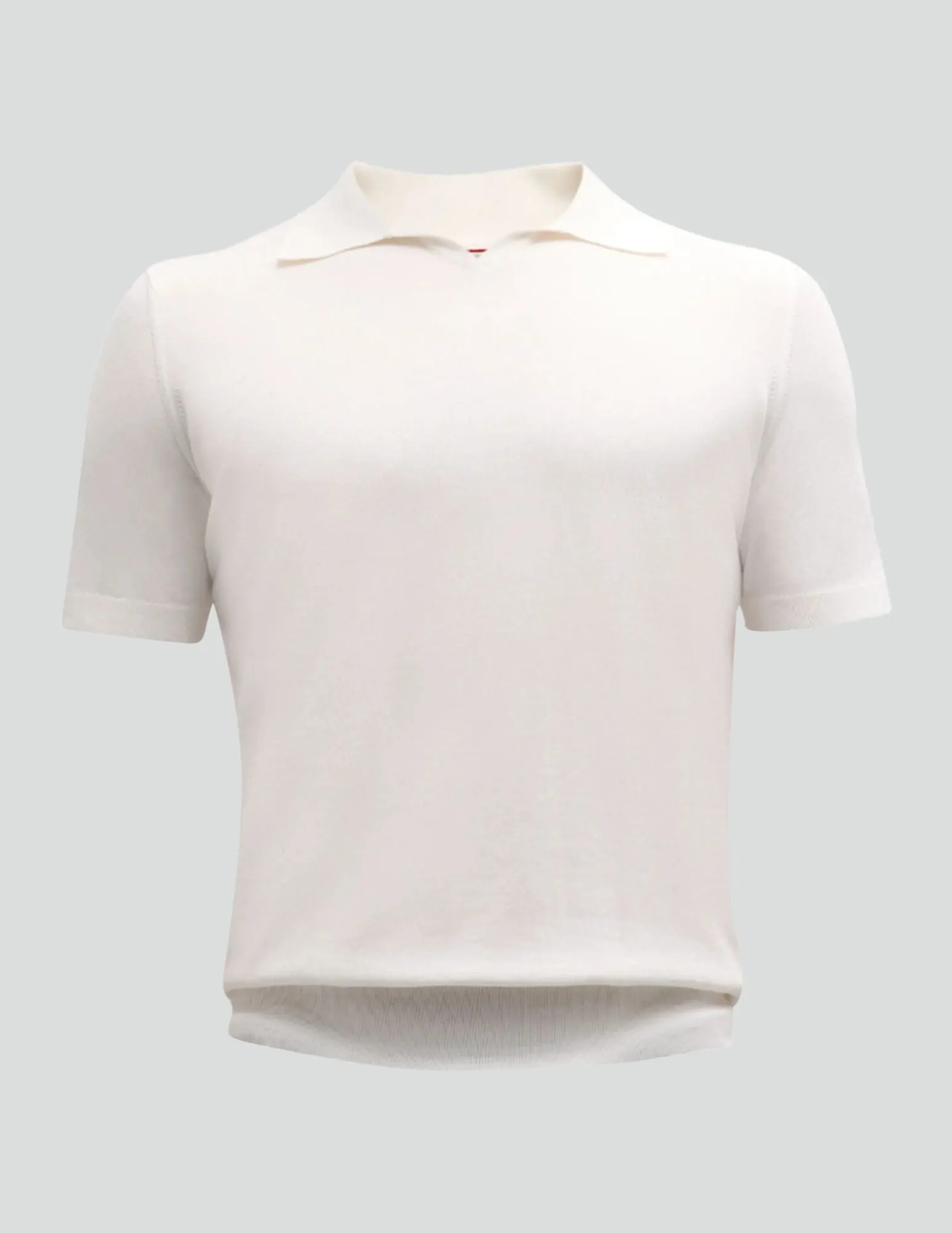 Johnny Collar Cotton Polo | Cream