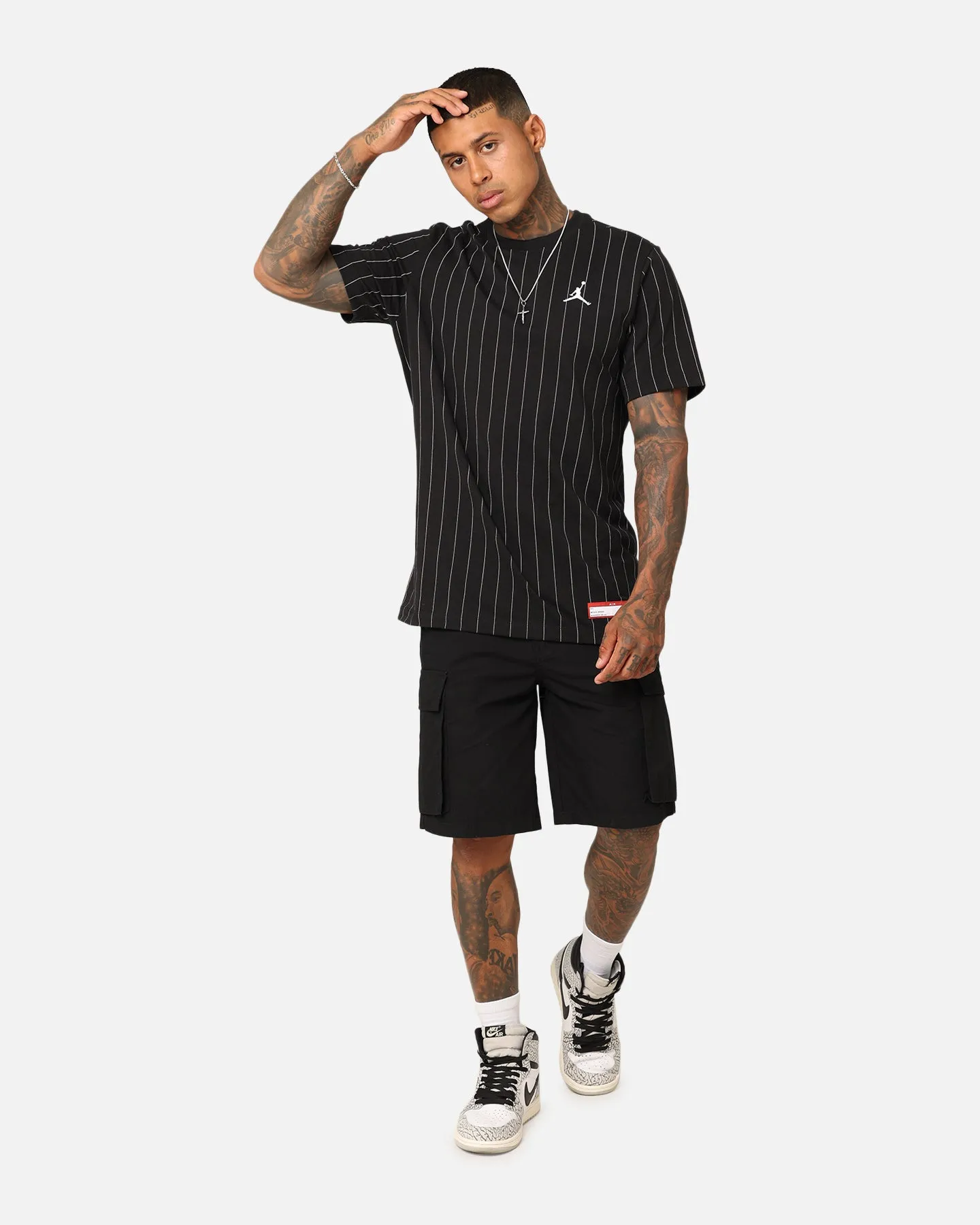 Jordan Flight MVP Crew T-Shirt Black/White