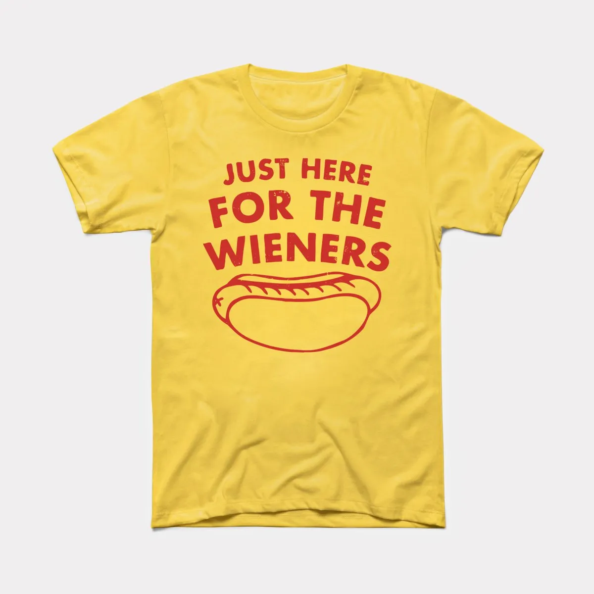 Just Here For The Wieners Adult Unisex Tee