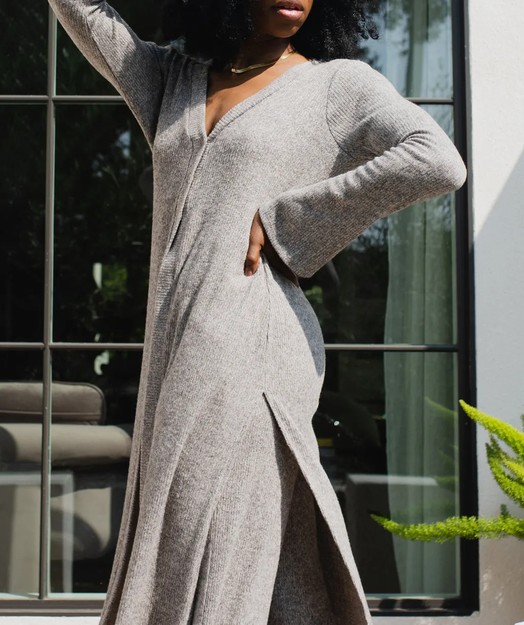 MALIBU cardigan in Heather Grey