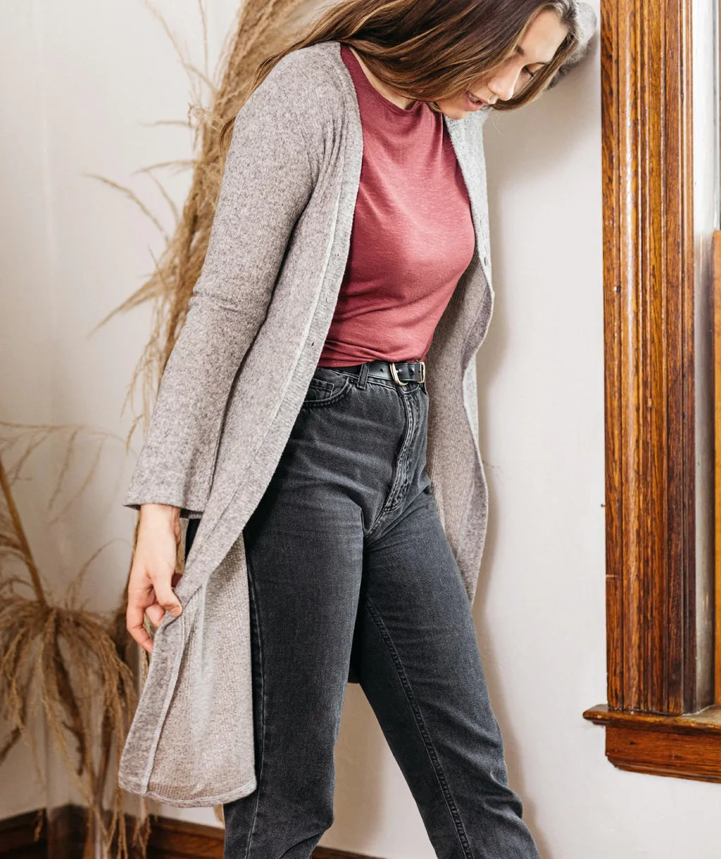 MALIBU cardigan in Heather Grey