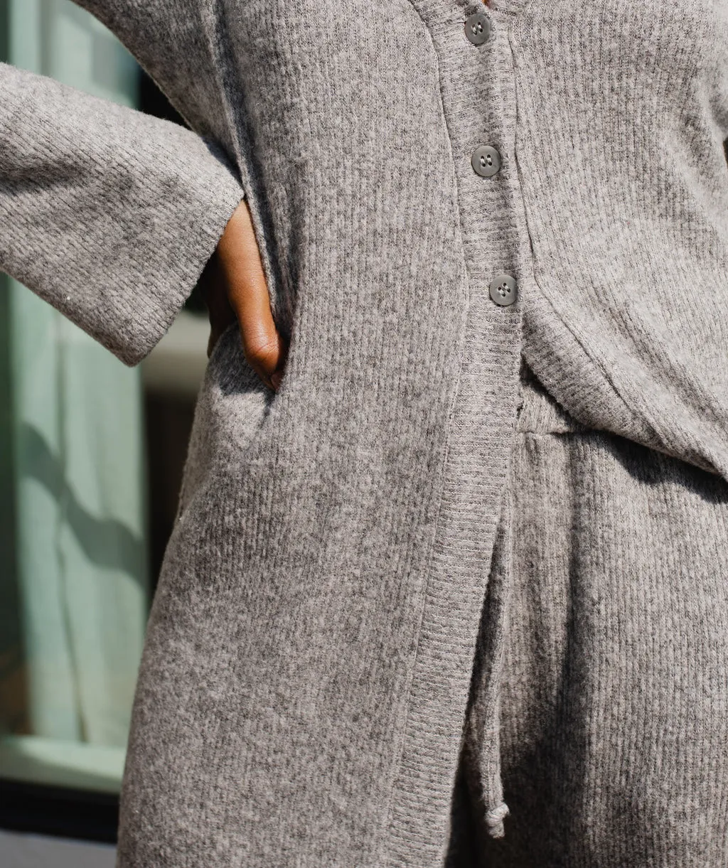 MALIBU cardigan in Heather Grey