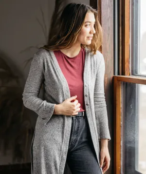 MALIBU cardigan in Heather Grey