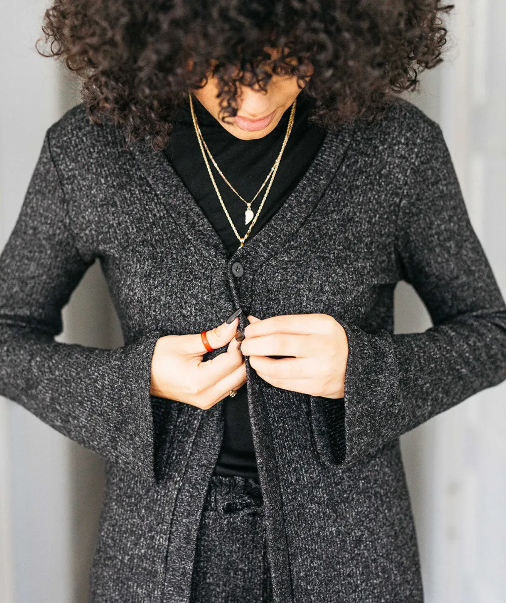 MALIBU sweater cardigan in Black