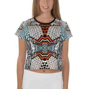 Mazy Maze Crop Tee