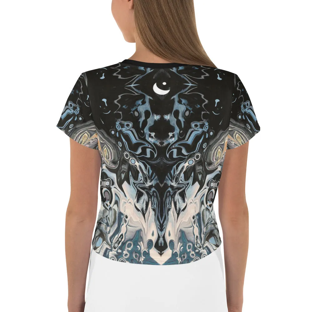Midnight Mystic Crop Tee