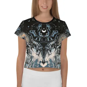 Midnight Mystic Crop Tee