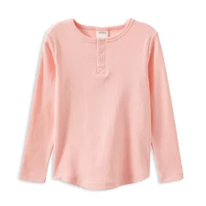 Milky Whisper Rose Henley