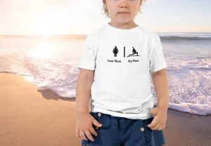 My mom your mom funny yoga shirt