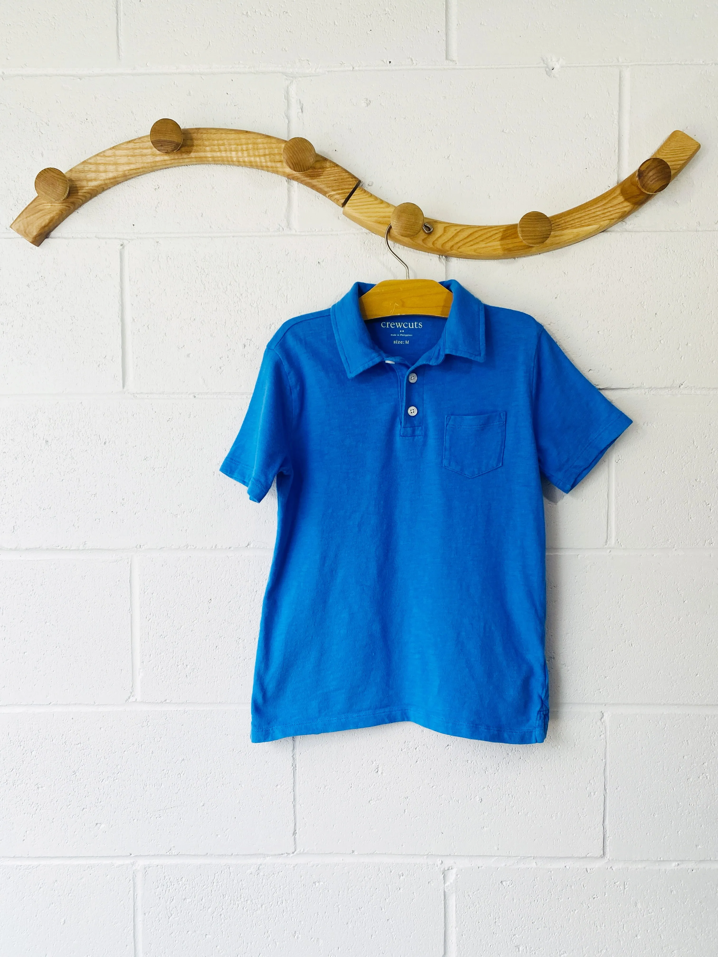 Periwinkle Polo Shirt, 8-9 years (MED)