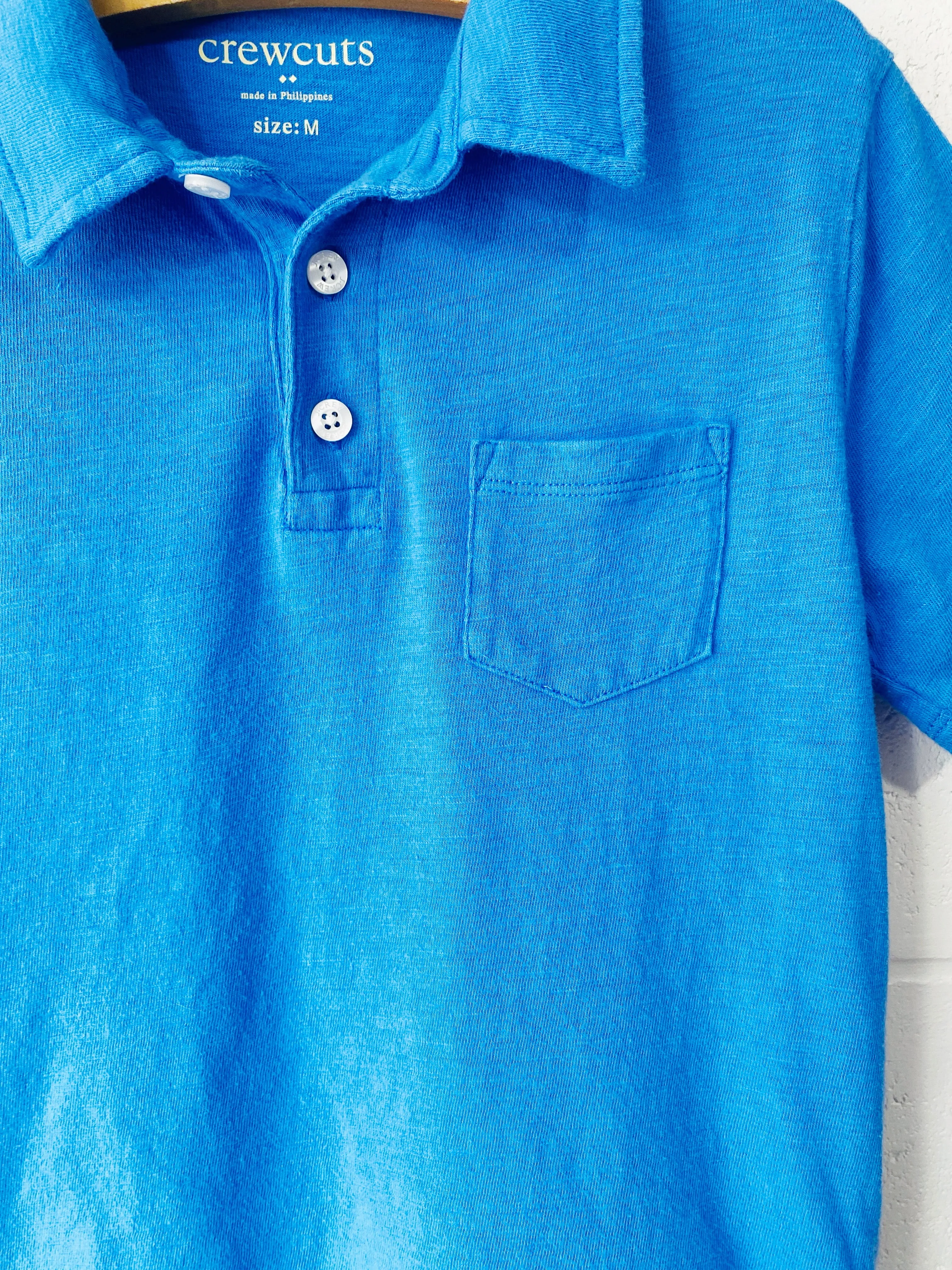 Periwinkle Polo Shirt, 8-9 years (MED)