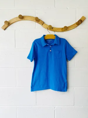Periwinkle Polo Shirt, 8-9 years (MED)
