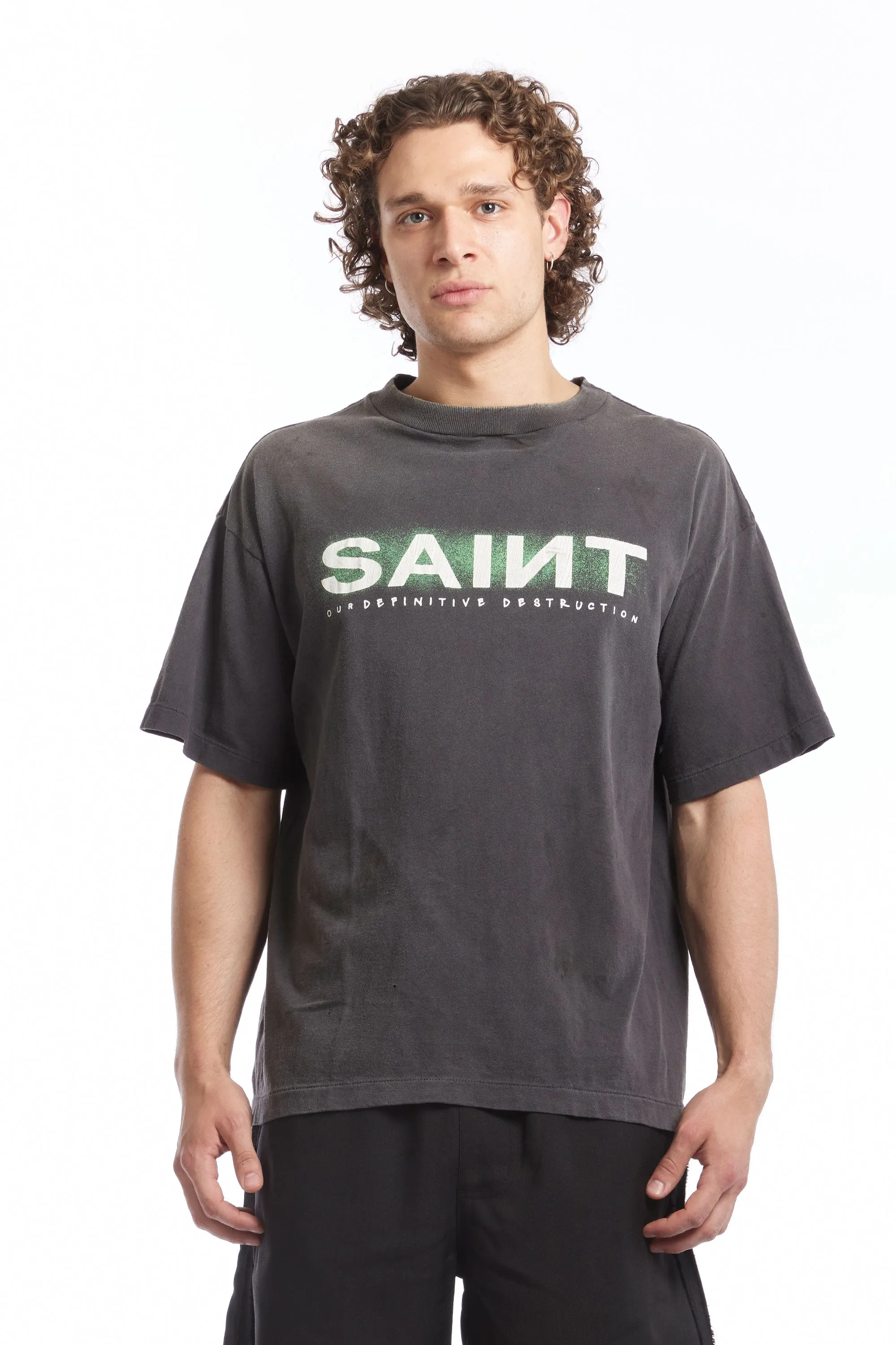 SAINT SS TEE BLACK