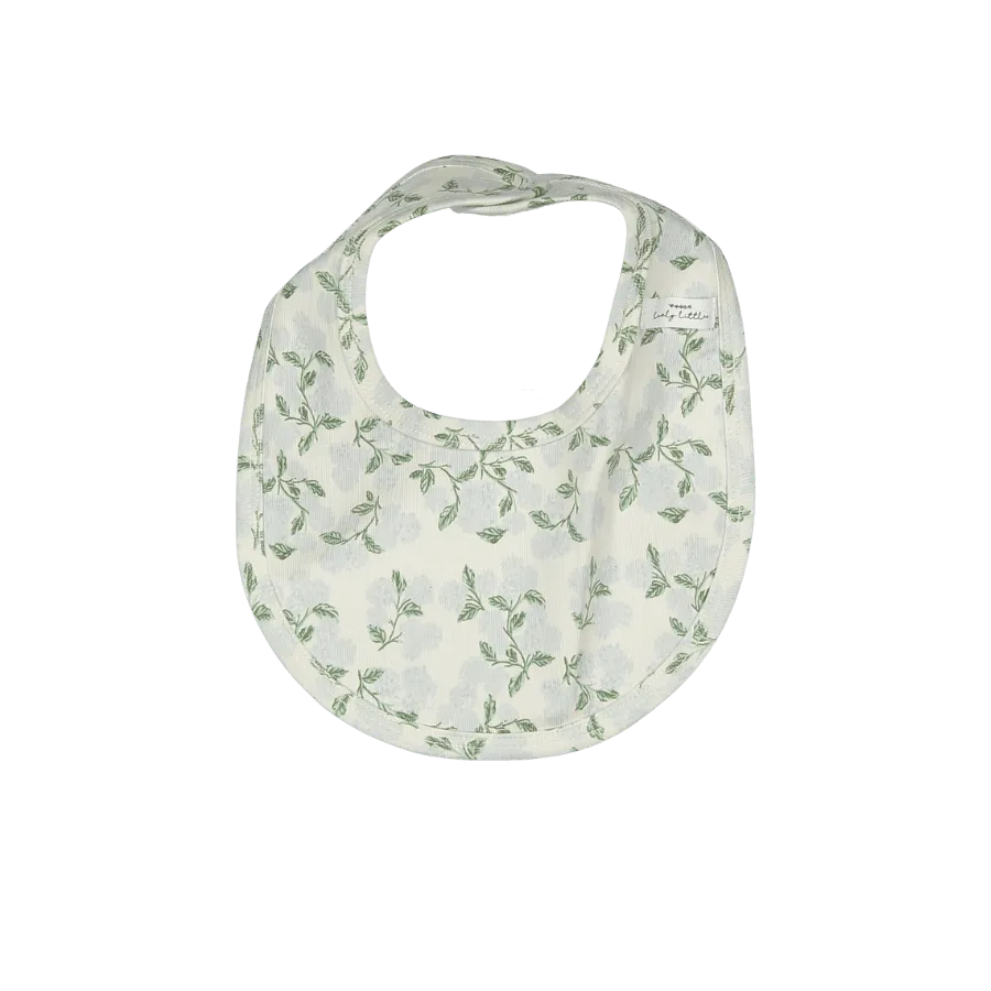 The Printed Bib - Hydrangea Blue