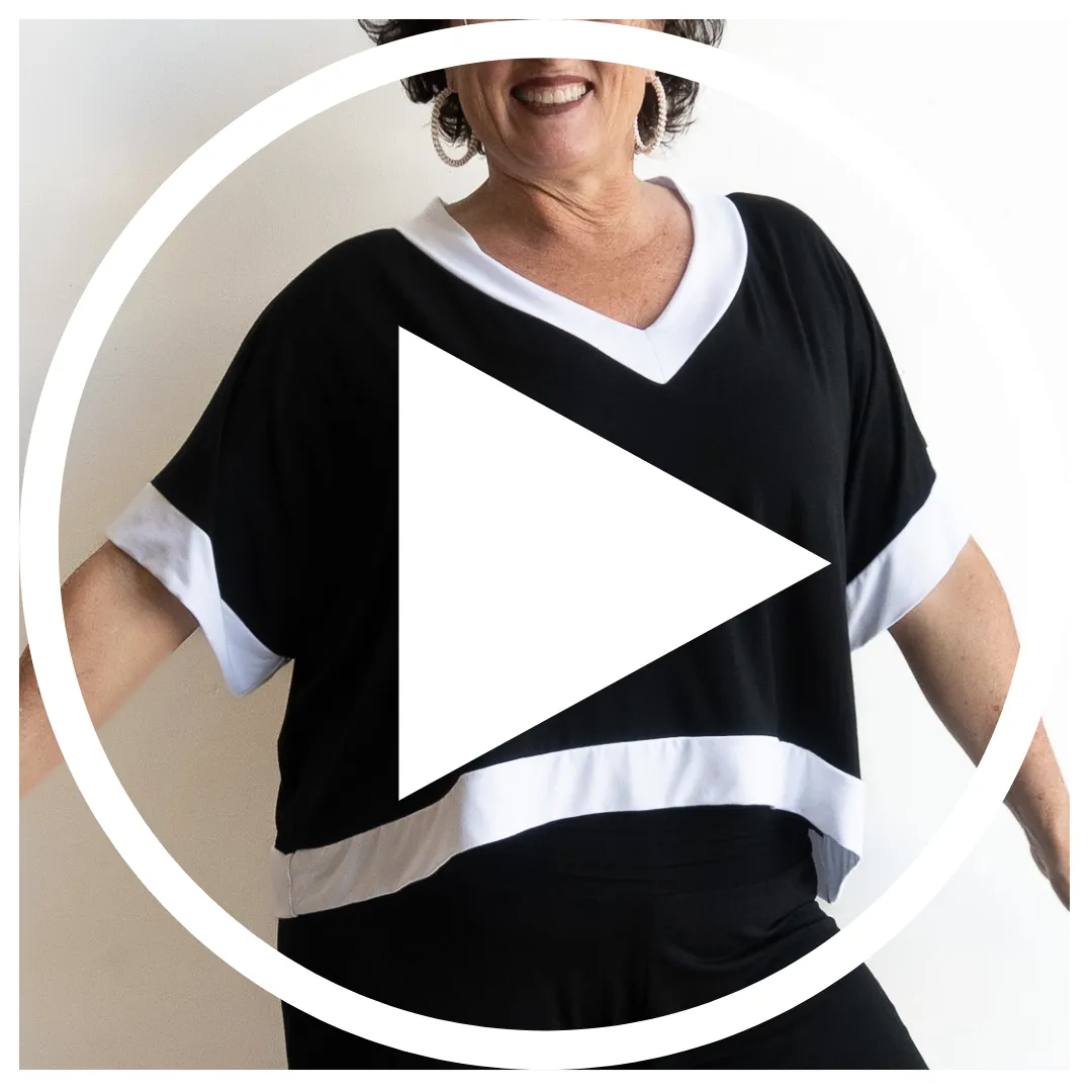 The Vee Tee by KOBOMO Bamboo - Two Tone