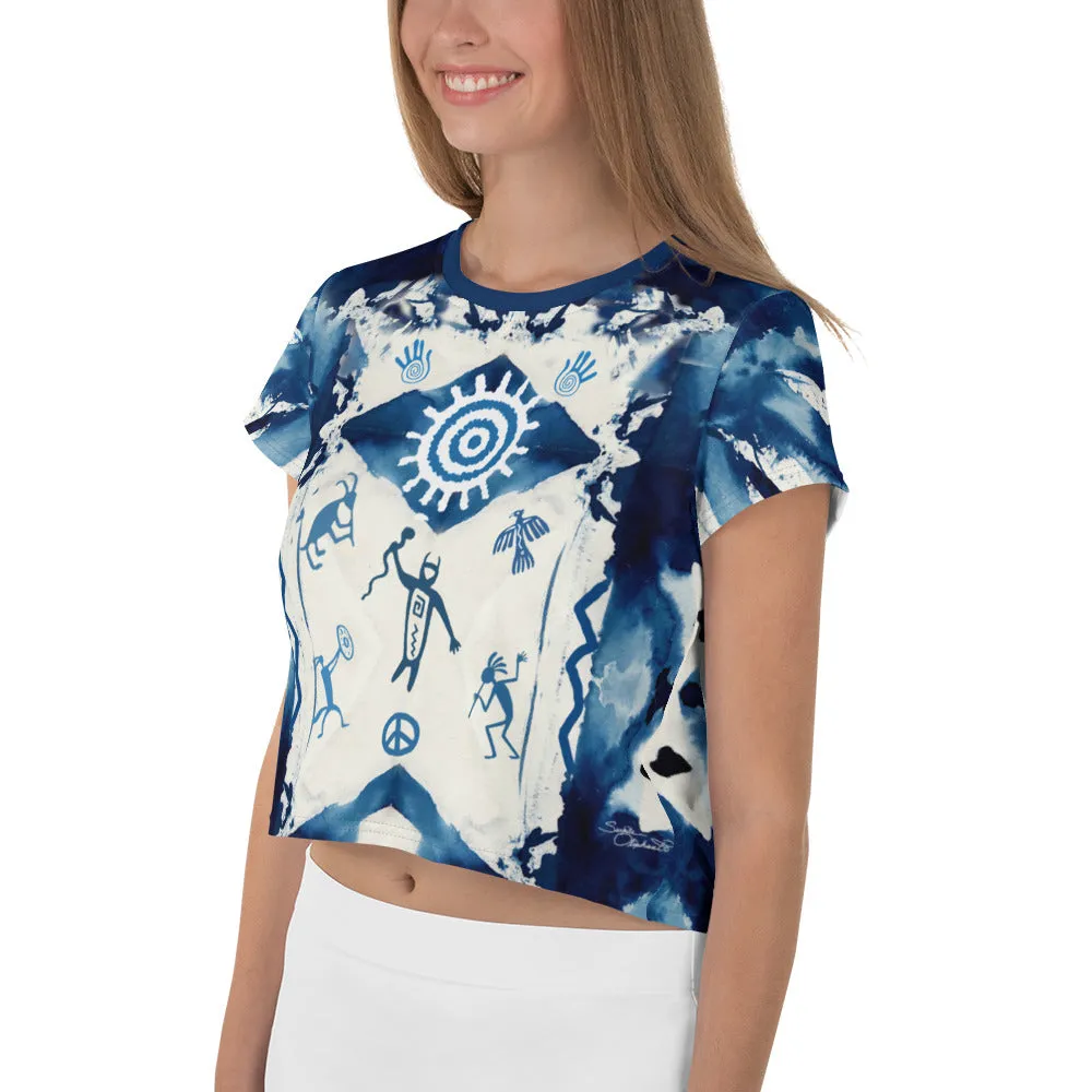 Tribal Effect Crop Tee