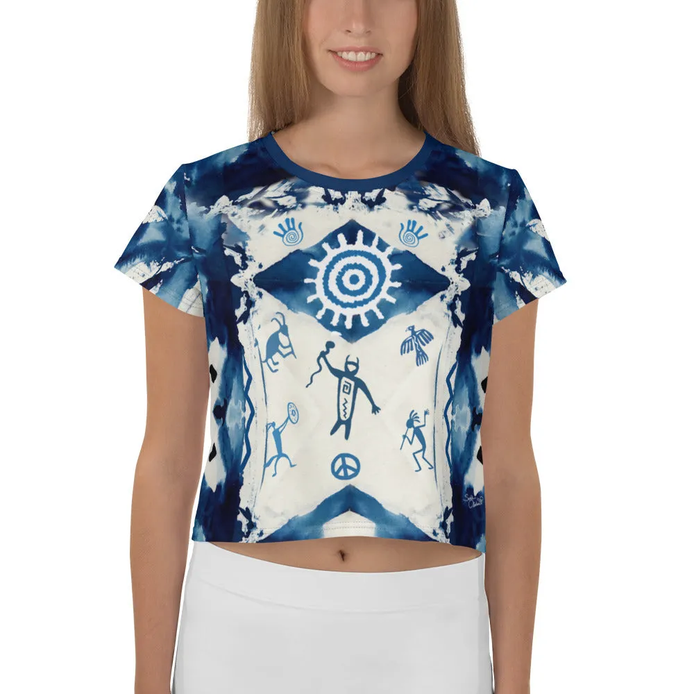 Tribal Effect Crop Tee