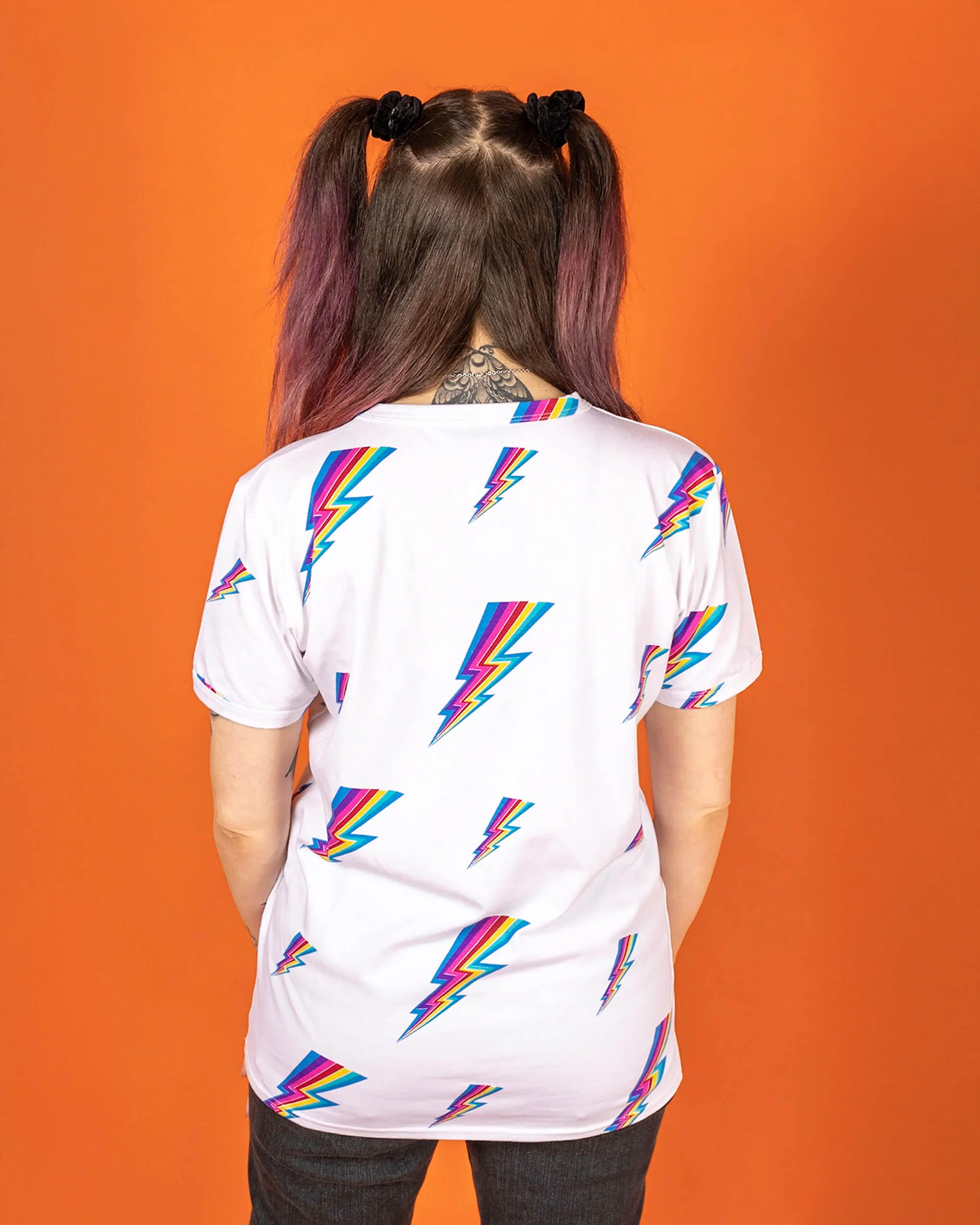 White Lightning Bolt ⚡️ Short Sleeve Tee